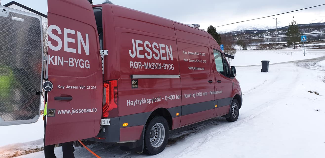 Jessens høytrykkspylebil